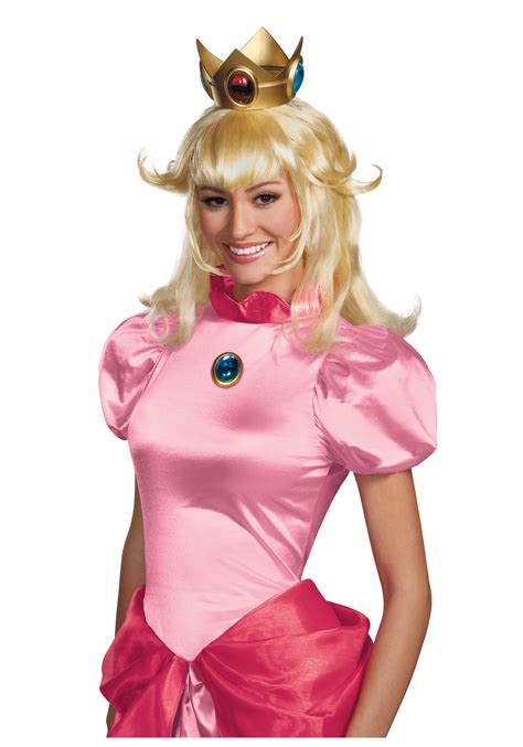 princess peach blonde wig|princess peach costume with wig.